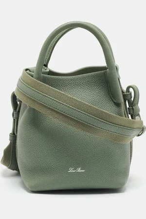 Loro Piana Light Leather Micro Bale Bucket Bag