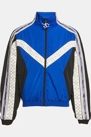 LOUIS VUITTON Nylon Damier Azur Pattern Amen Break Jacket L