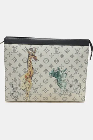 LOUIS VUITTON X Chapman Brothers Monogram Savane Canvas Pochette