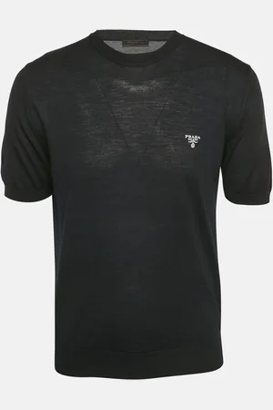 Prada Wool Crewneck T-Shirt L