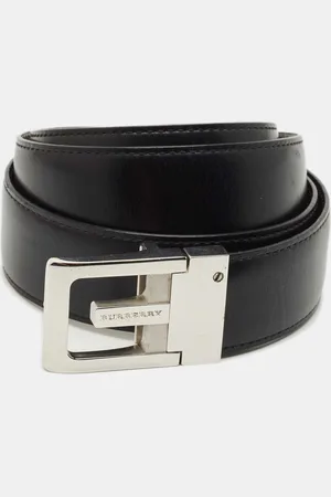Burberry /Brown Leather Reversible Belt 95 CM