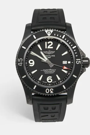Breitling PVD Coated Stainless Steel Rubber Superocen II M17368B71B1S1 Men
