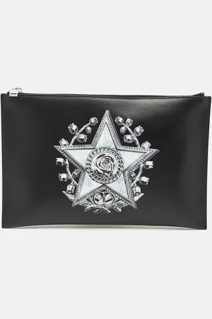 Dior Leather Star Zip Pouch