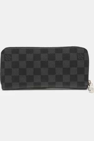 LOUIS VUITTON Damier Graphite Canvas Vertical Zippy Wallet