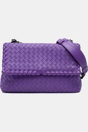Bottega Veneta Small Nappa Intrecciato Olimpia Shoulder Bag