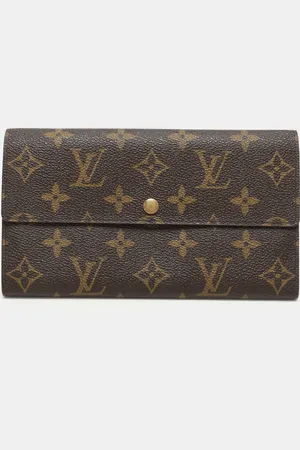 LOUIS VUITTON Monogram Canvas Sarah Wallet