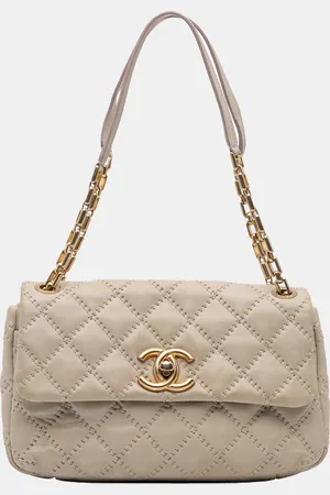 CHANEL Quilted Calfskin Ultimate Stitch Retro Chain Flap