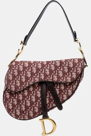 Dior Oblique Canvas Saddle Bag