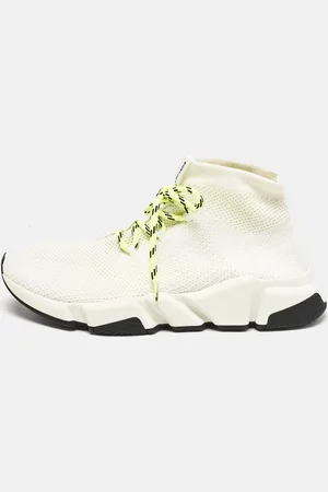 Balenciaga Off Knit Fabric Speed Trainer Sneakers Size 40