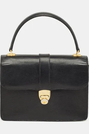 Gucci Lizard Vintage Top Handle Bag