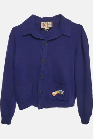 Gucci Lovelight Applique Wool Cardigan M
