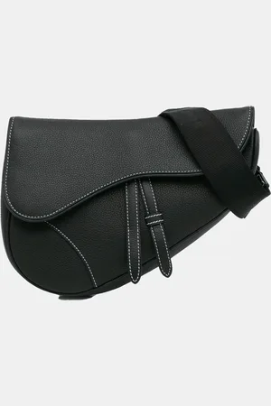 Dior Kim Jones Grained Calfskin Saddle Bag