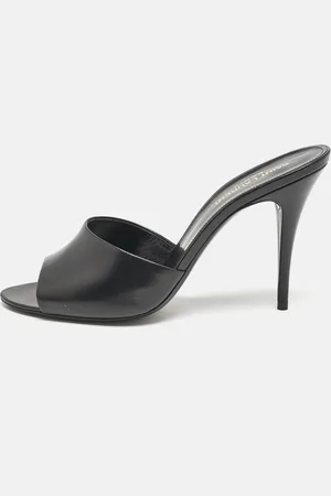 Saint Laurent Saint Laurent Leather Belfagor Open Toe Slide Sandals Size 39