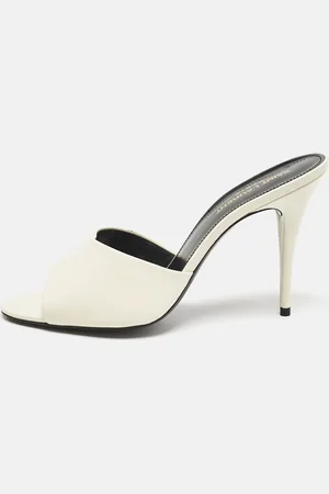 Saint Laurent Saint Laurent Leather Belfagor Open Toe Slide Sandals Size 39