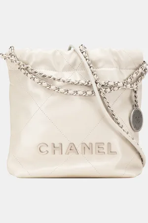 CHANEL Mini Shiny Calfskin 22 Handbag