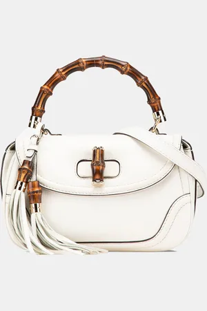 Gucci Medium Calfskin New Bamboo Top Handle Bag