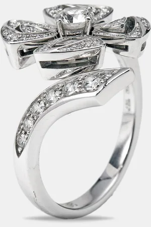 Bvlgari Fiorever Diamonds 18k Gold Ring SIze 56