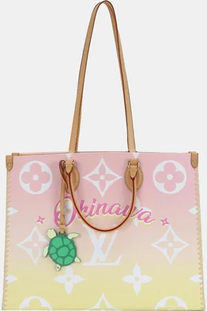 LOUIS VUITTON Brown Monogram Canvas Giant Okinawa OnTheGo GM Tote Bag