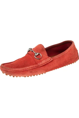 Gucci Suede Horsebit Loafers Size 42