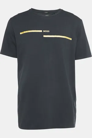 HUGO BOSS Logo Print Round Neck Tee 4 T-Shirt XL