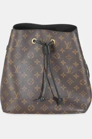 LOUIS VUITTON Black Monogram Canvas Neonoe MM bag