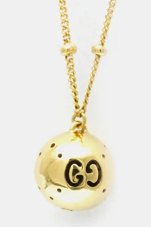 Gucci 18K Gold Icon Ball Pendant Necklace
