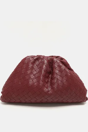 Bottega Veneta Intrecciato Leather Teen Pouch Clutch