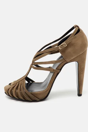 Pierre Hardy Suede Strappy Platform Sandals Size 38