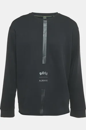 HUGO BOSS Printed Cotton Long Sleeve Salboa AJ T-Shirt XL