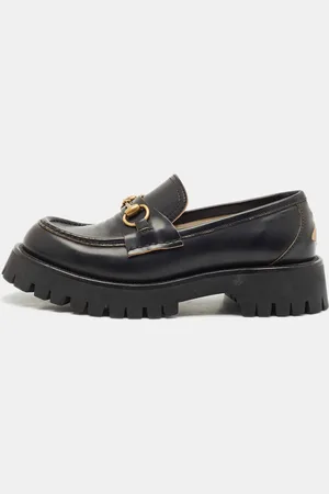 Gucci Leather Horsebit Loafers Size 38.5