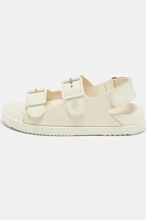 Gucci Rubber Isla Dad Slingback Sandals Size 38