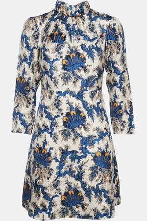 Sandro /Pink Floral Print Silk Mini Dress S
