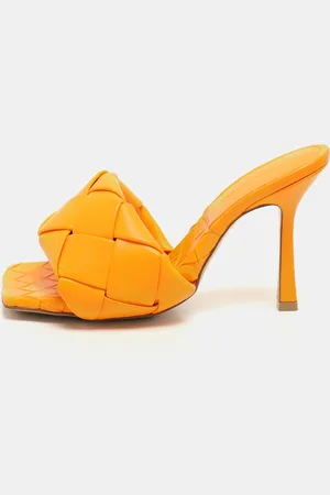 Bottega Veneta Intrecciato Leather Lido Slide Sandals Size 36.5