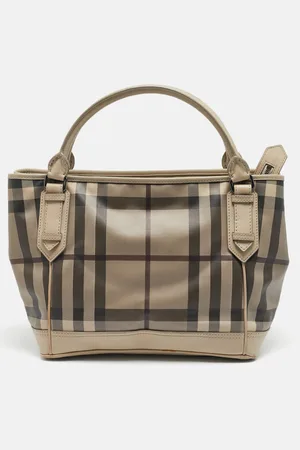 Burberry Smoked Check PVC Tote