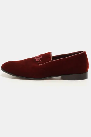 Loro Piana Kummel Velvet Venice Smoking Slippers 36