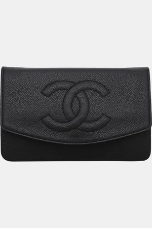 CHANEL Caviar Leather CC Wallet on Chain Bag