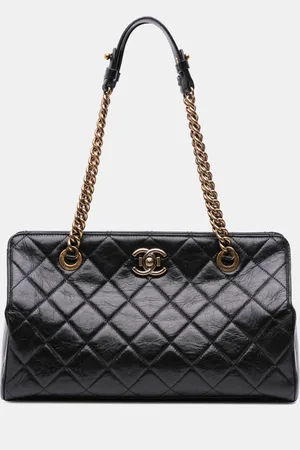 CHANEL Quilted Calfskin Perfect Edge Tote