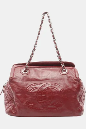 CHANEL CC Lambskin Timeless Frame Tote