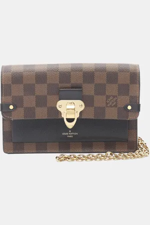 LOUIS VUITTON Portefeuille Vavin Chain Shoulder Bag Damier Ebene