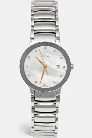 Rado Mother Of Pearl Diamond Stainless Steel Centrix 111.0928.3 Women
