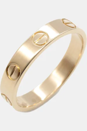 Cartier 18K Rose Love Band Ring EU 52