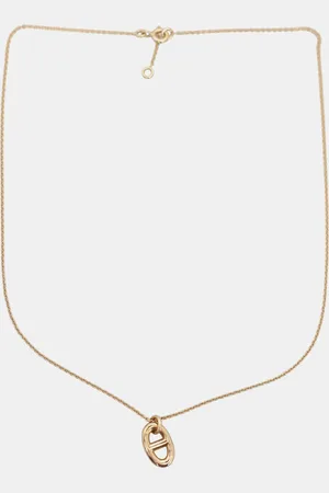 Hermès 18K Rose Small Model Farandole Pendant Necklace