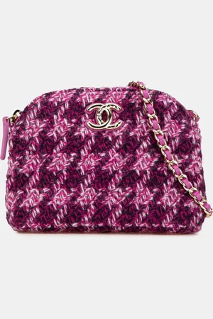 CHANEL Multicolor Tweed Chain Shoulder Bag