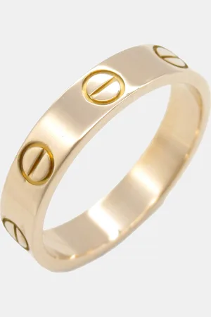 Cartier 18K Rose Love Band Ring EU 49