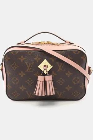 LOUIS VUITTON Saintonge Shoulder Bag Monogram Canvas Pink