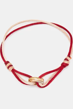 Cartier Trinity 18k Three Tone Cord Bracelet