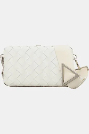 Bottega Veneta Leather Intrecciato Case Crossbody Bag