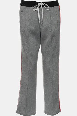 Miu Miu Cotton Jogger Pants with Logo Detail Size XL