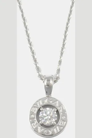Bvlgari 18K Gold, Diamond Pendant Necklace