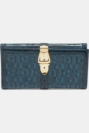 Gucci Horsebit Embossed Patent Leather Buckle Flap Continental Wallet
